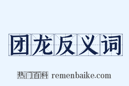 团龙反义词是什么意思的图片